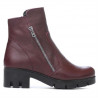 Botines de mujer 3322 burdeos