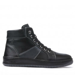 Botas de hombre 4107 negro+gris