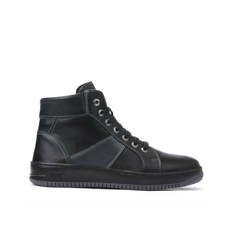 Botas de hombre 4107 negro+gris
