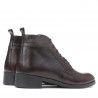 Botines de mujer 3323 burdeos