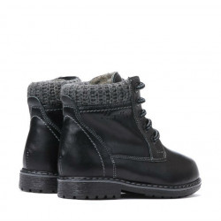 Botines para niños pequeños 29c negro