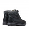 Botines para niños pequeños 29c negro