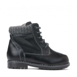 Botines para niños pequeños 29c negro