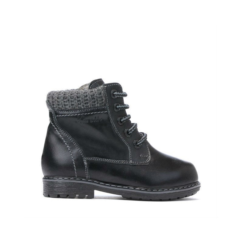 Botines para niños pequeños 29c negro