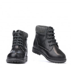 Botines para niños pequeños 29c negro