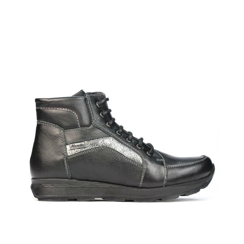 Botas 3324 negro combinado