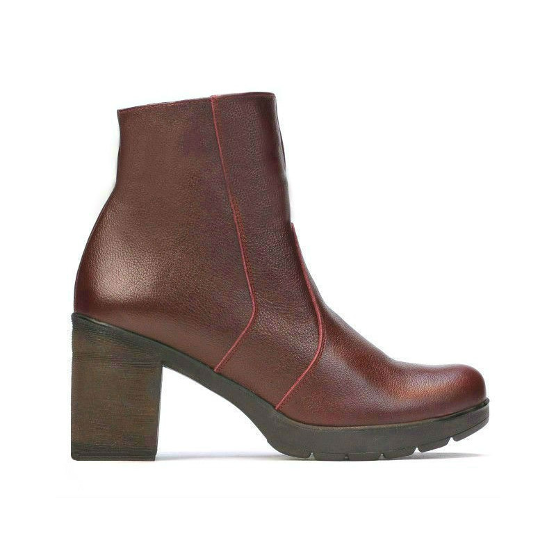 Botines mujer 3325 burdeos