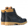 Botas adolescentes 439-1 tuxon índigo+marrón