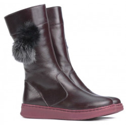 Botas para niños 3011 burdeos