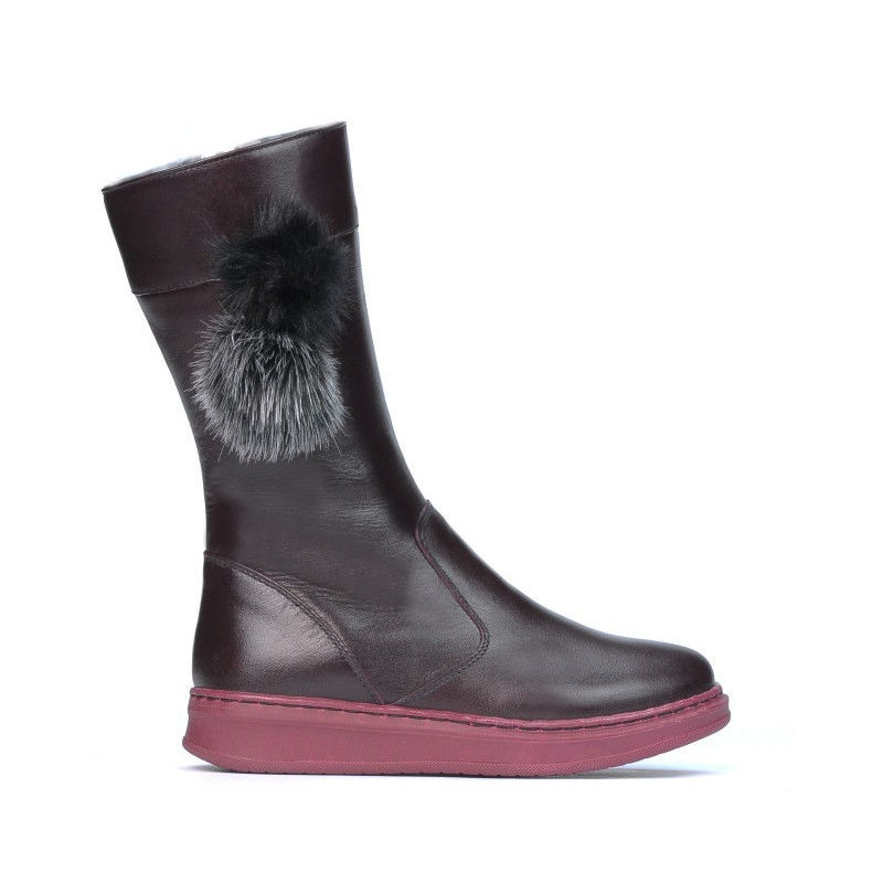 Botas para niños 3011 burdeos