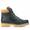 Botas adolescentes 439-1 tuxon índigo+marrón