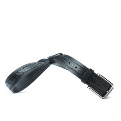 Cinturón hombre 18b negro+serpiente negro