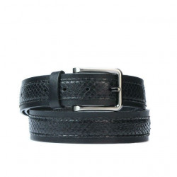 Cinturón hombre 18b negro+serpiente negro