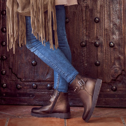 Botines mujer 3320 bronce