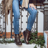 Botines mujer 3320 bronce