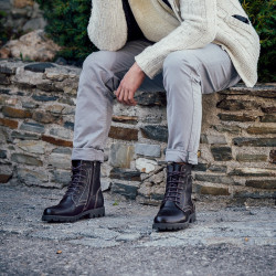 Botines para hombres 498m café