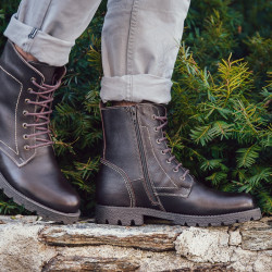 Botines para hombres 498m café