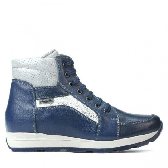 Botines 3324 índigo combinado