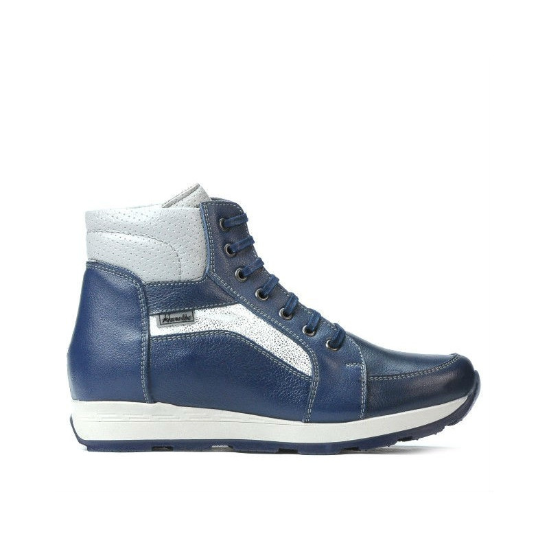 Botines 3324 índigo combinado