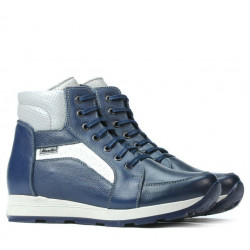 Botines 3324 índigo combinado