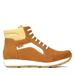 Botas 3324 marrón combinado