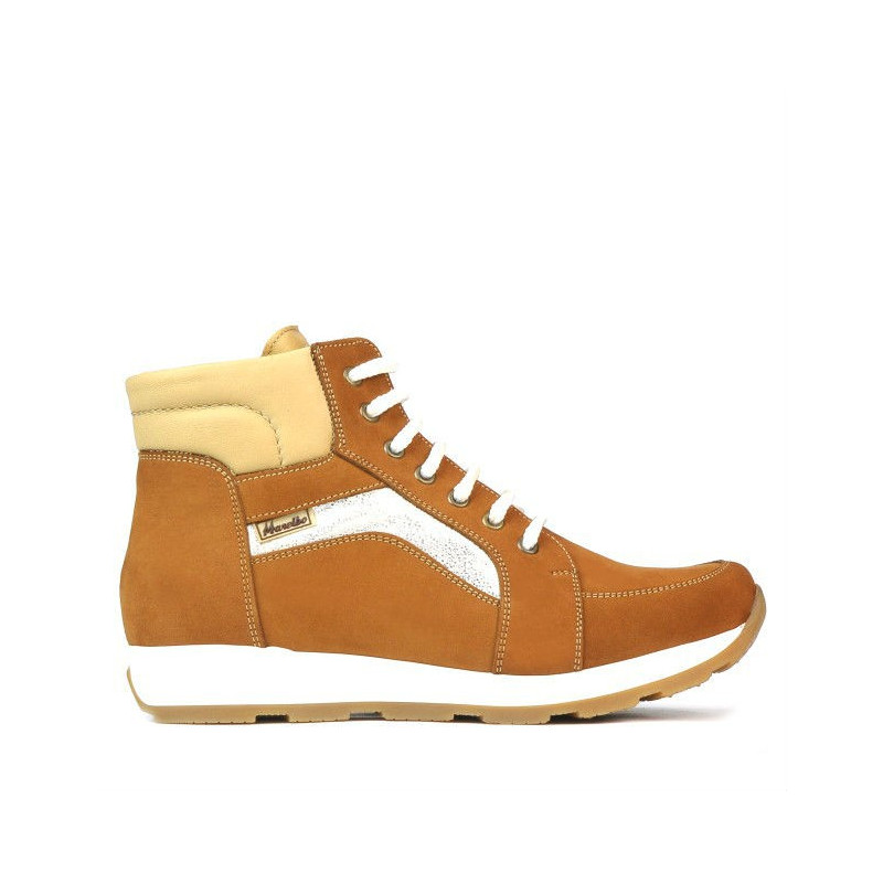 Botas 3324 marrón combinado