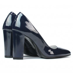 Zapatos elegantes de mujer 1261 charol índigo