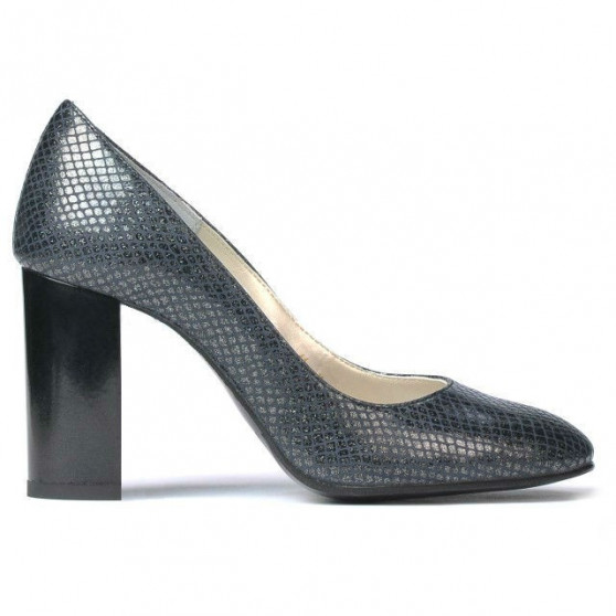 Zapatos elegantes de mujer 1269 pitón índigo
