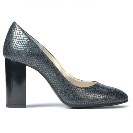 Zapatos elegantes de mujer 1269 pitón índigo