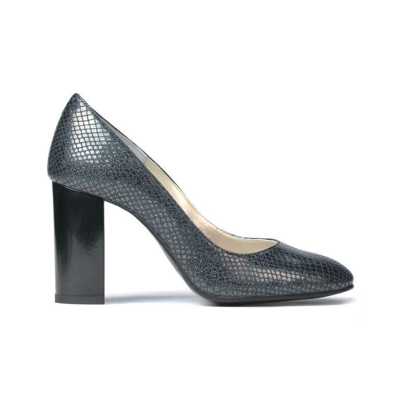 Zapatos elegantes de mujer 1269 pitón índigo
