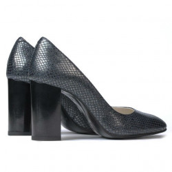 Zapatos elegantes de mujer 1269 pitón índigo