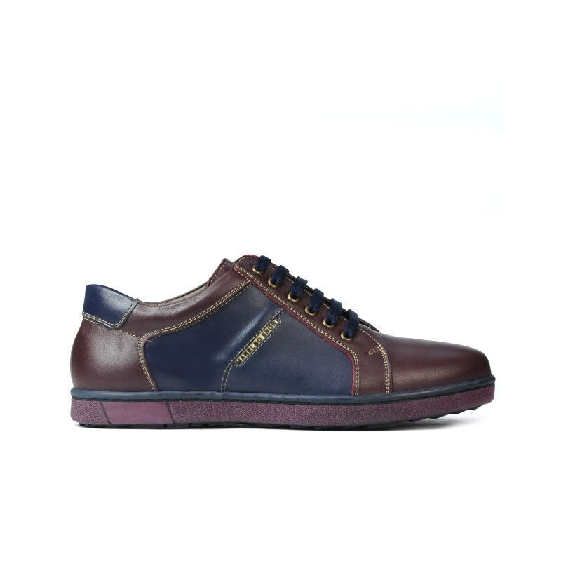 Zapatillas deportivas para hombre 849 burdeos + índigo