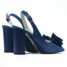 Sandalias de mujer 1256 turquesa antílope