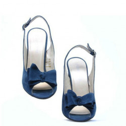 Sandalias de mujer 1256 turquesa antílope
