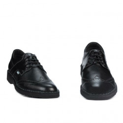 Zapatos casuales para hombre (tallas grandes) 7204m negro