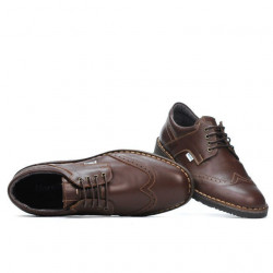 Zapatos casuales para hombre (tallas grandes) 7204m marrón