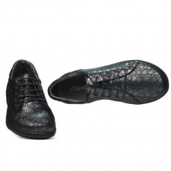 Zapatos casual de mujer 698 negro nácar