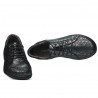 Zapatos casual de mujer 698 negro nácar
