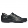 Zapatos casual de mujer 698 negro nácar