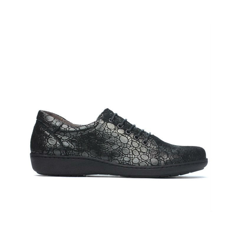 Zapatos casual de mujer 698 negro nácar
