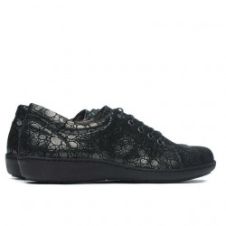 Zapatos casual de mujer 698 negro nácar