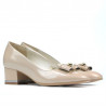 Zapatos elegantes de mujer 1270 charol marfil