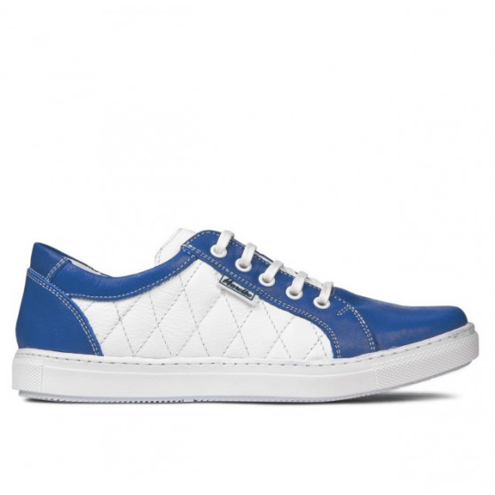 Zapatillas deportivas mujer 648 índigo+blanco