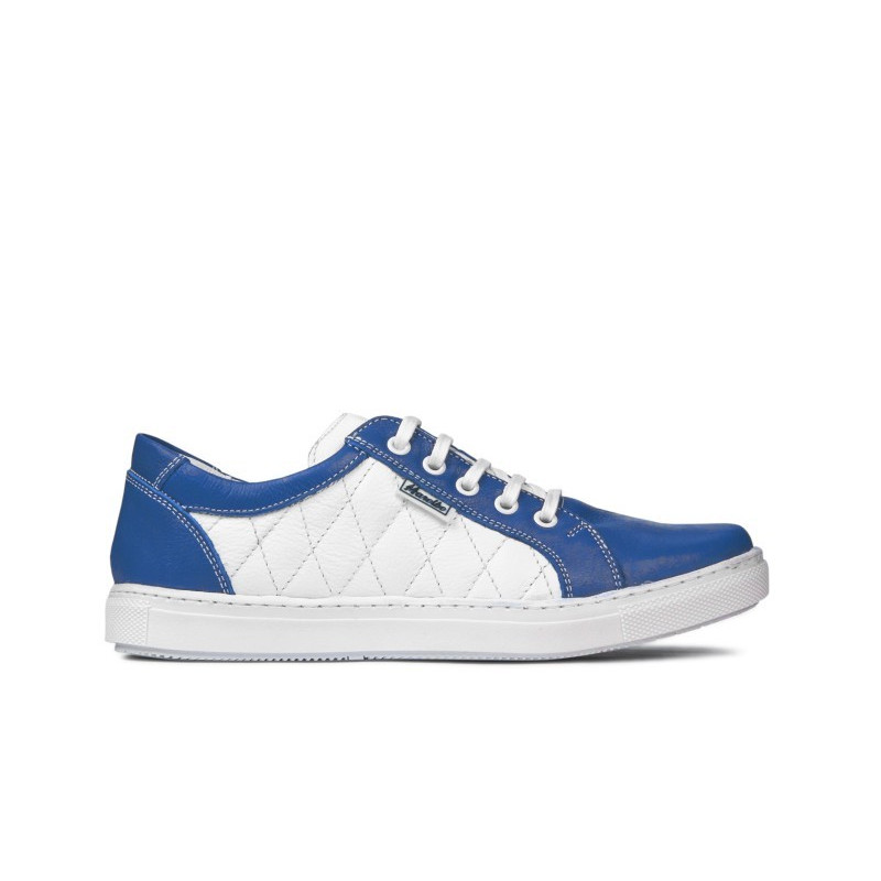 Zapatillas deportivas mujer 648 índigo+blanco