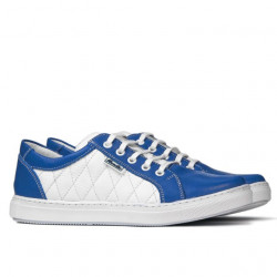 Zapatillas deportivas mujer 648 índigo+blanco