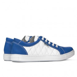 Zapatillas deportivas mujer 648 índigo+blanco