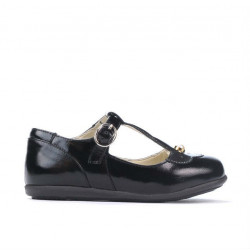 Zapatos para niños pequeños 63c charol negro combinado