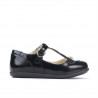 Zapatos para niños pequeños 63c charol negro combinado