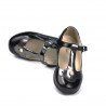 Zapatos para niños pequeños 63c charol negro combinado