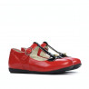 Zapatos para niños pequeños 63c charol rojo combinado